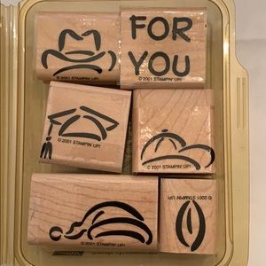 Smile Accessories rubber stamp set